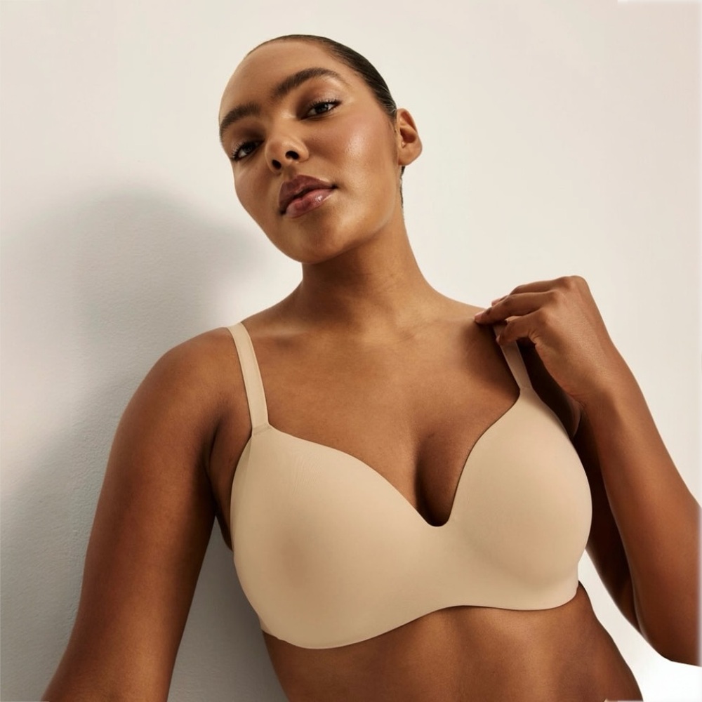 NWT Knix | WingWoman Contour Bra Size 40H in Warm Sand